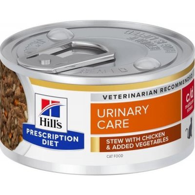 Hill's Prescription Diet C/D Urinary Stress Chicken & Vegetable Stew 82 g