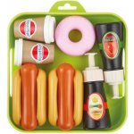 Écoiffier Potraviny na tácke Hot Dog 100% Chef s kečupom a majonézou 10 dielov od 18 mes ECO929 – Zboží Dáma