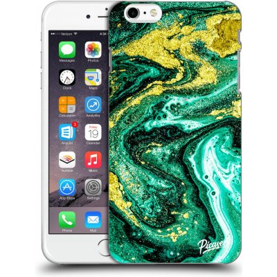 Pouzdro Picasee silikonové Apple iPhone 6 Plus/6S Plus - Green Gold čiré – Hledejceny.cz