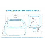 Marimex Greystone Deluxe Bubble Spa 6 11400263 – Zboží Dáma