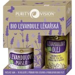 Purity Vision Lavender zklidňující olej s levandulí 100 ml + máslo s levandulí 120 ml dárková sada – Hledejceny.cz