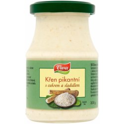 Viva Gourmet Křen pikantní s cukrem a sladidlem 200 g