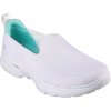 Dámské fitness boty ! ! Skechers GO WALK 6 Ocean Splash Wht Txt/Turq