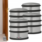 Volně stojící dveřní zarážka Kotarbau 7 cm, stříbrná – Zboží Mobilmania