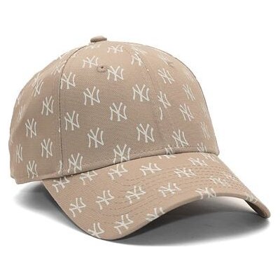 New Era 9FORTY Womens MLB Monogram New York Yankees Ash Brown – Zboží Mobilmania