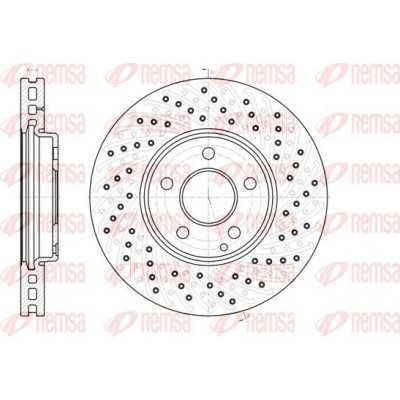 Brzdový kotouč REMSA 6943.10 – Zboží Mobilmania