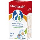 Volně prodejný lék STOPTUSSIN POR 0,8MG/ML+20MG/ML SIR 1X180ML