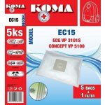 KOMA sáčky ECG VP 3101S textilní 5 ks – Zbozi.Blesk.cz