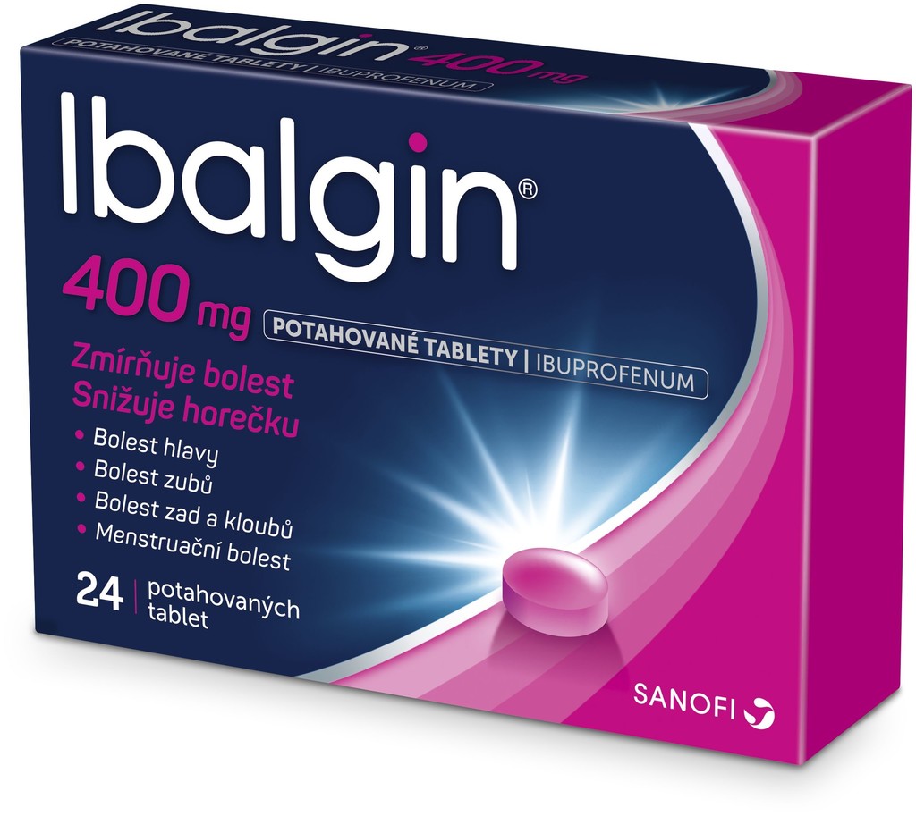 Ibalgin 400 por.tbl.flm. 24 x 400 mg od 53 Kč - Heureka.cz