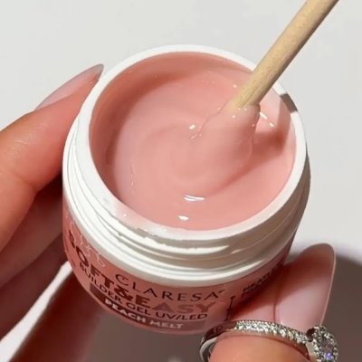 Claresa Uv Led gél na nechty Soft Easy Builder gel peach melt 12g – Zboží Mobilmania