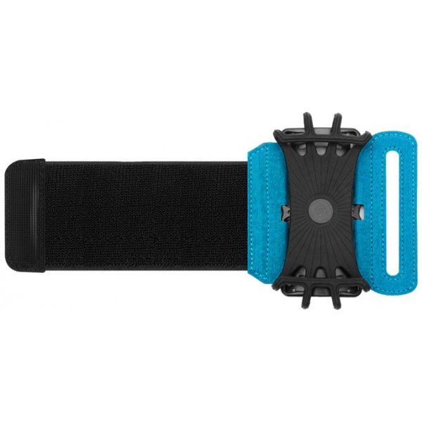 Pouzdro a kryt na mobilní telefon Pouzdro AppleMix Sportovní držák / Apple iPhone - látkové / silikonové - pásek na ruku - černé / modré