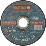 Nástroje cz Kotouč řezný 115 x 1,0 x 22 mm IM-1-115-1,0R – Zboží Mobilmania