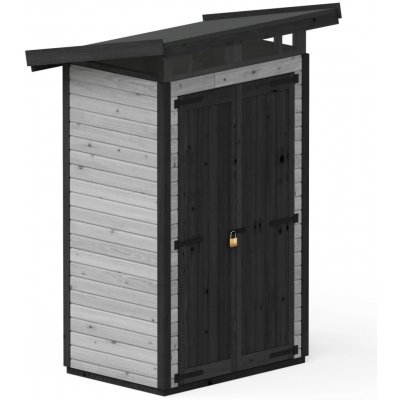 Upyard Strongbox S vč. základů 127 x 87 cm šedá – Zboží Dáma