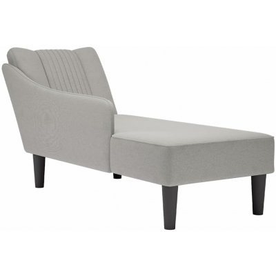 vidaXL s pravou područkou šedá textil 11461.4009805 – Zboží Dáma