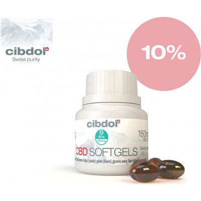 Cibdol CBD Olej 10% 60 kapslí