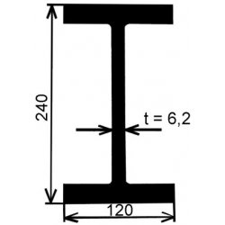 Ocelovy nosnik ipe 240