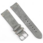 BStrap Suede Leather řemínek na Xiaomi Amazfit Stratos 2/2S/3, gray SSG021C0103 – Zboží Mobilmania