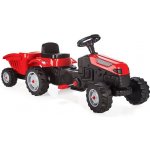 Woopie Šlapací traktor Farmer GoTrac MAXI s Silent Wheels Trailer – Zboží Dáma