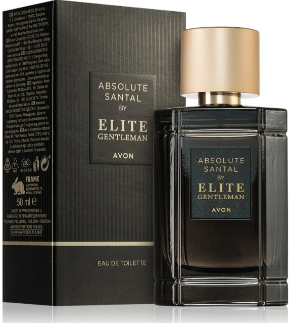 Avon Elite Gentleman Absolute Santal toaletní voda pánská 50 ml