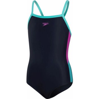 Speedo Dive Thinstrap Muscleback - navy/pink