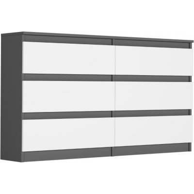 Framire Komoda s šuplíky do ložnice antracit mix 140 x 30 cm Modern R140 – Hledejceny.cz