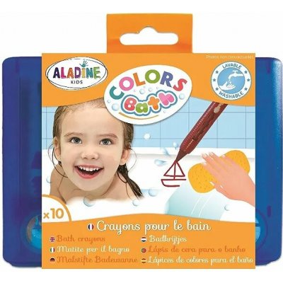 AladinE Voskové pastelky do vany 10 barev – Hledejceny.cz