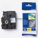 Brother TZe-PR955, 24mm, laminovaná exklusivní stříbrná páska / bílý tisk originální – Zboží Živě