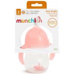 Munchkin Click Lock Tip & Sip hrnek s brčkem Pink 207 ml – Sleviste.cz