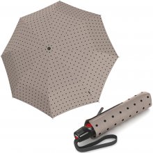 Knirps T.200 Medium Duomatic Kelly Taupe dámský plně automatický deštník béžový