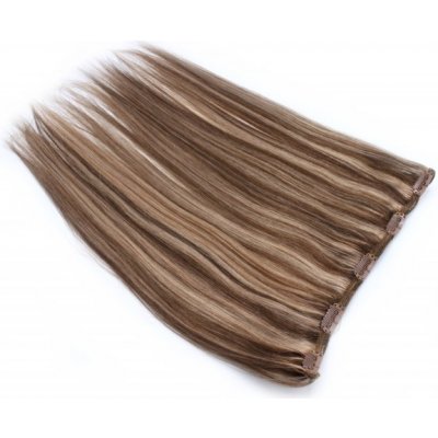 Clip in rychlopás 41cm rovný - tmavý melír – Zboží Dáma