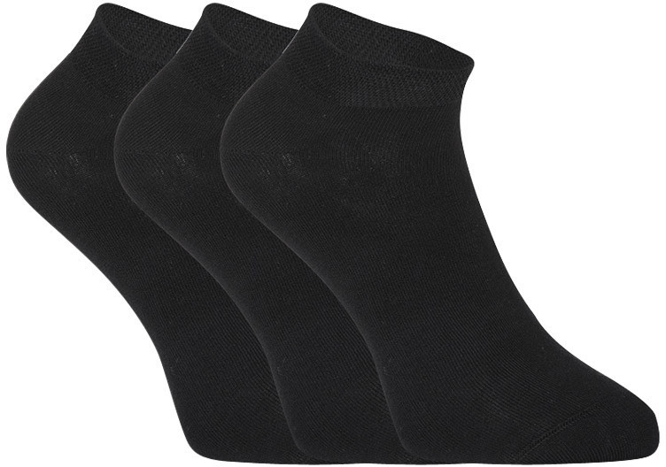 Styx 3PACK ponožky nízké bambusové 3HBN960 černé