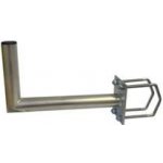 Držák antény 35cm s plotnou, (na stožár i balkón 35-90mm), trubka 42/2mm, zinek Galva – Zboží Živě