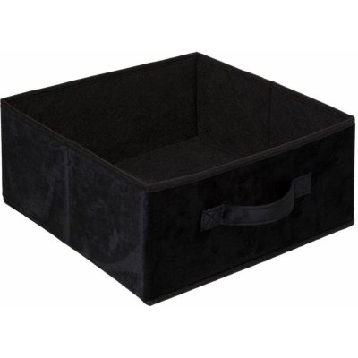 DekorStyle Textilní box 31 cm černý