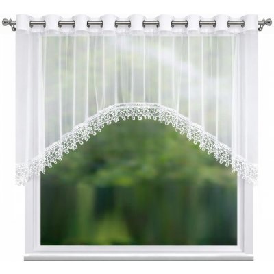 Fliying Hotová oblouková záclona s kroužky Nani 400x145 cm – Hledejceny.cz