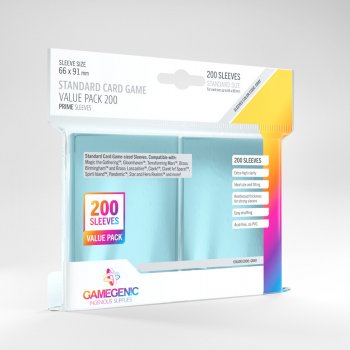 Game Genic Prime Standard Card Game Value Pack Obaly 200 ks