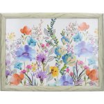 Creative Tops Servírovací tác s polštářem Meadow Floral 44x33cm – Zboží Dáma