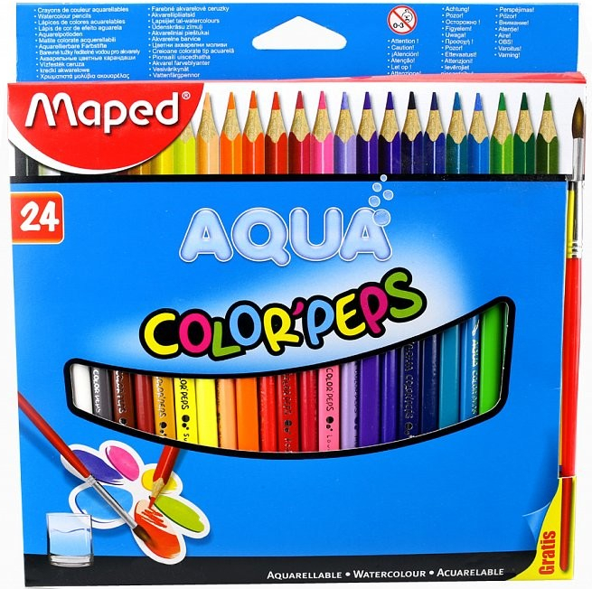 Maped Akvarelové pastelky Color Peps Aqua 24ks od 166 Kč - Heureka.cz