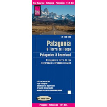 Patagonia & Tierra del Fuego - přehledová mapa