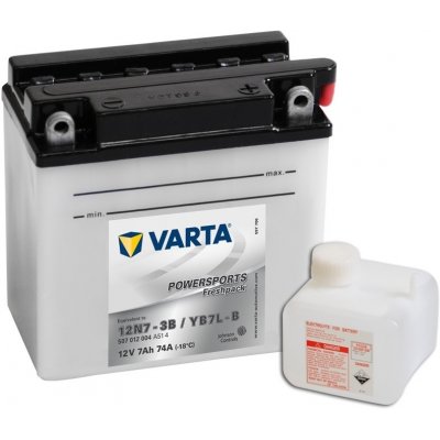 Varta 12N7-3B/YB7L-B, 507012 – Zboží Mobilmania