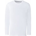 LIVERGY Pánské triko s dlouhými rukávy (XXL (60/62), bílá) – Zboží Mobilmania