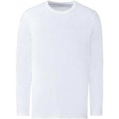 Livergy pánské triko s dlouhými rukávy bílá – Zboží Mobilmania