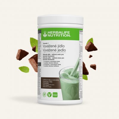 Herbalife Formula 1 Koktejl Máta a čokoláda 550 g – Hledejceny.cz