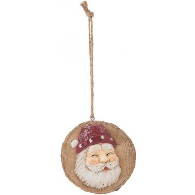 Clayre & Eef Vánoční ozdoba SANTA 10*2*11 cm – Hledejceny.cz