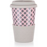 Banquet Hrnek keramický se silikonovým víčkem GO šedý 400 ml – Sleviste.cz