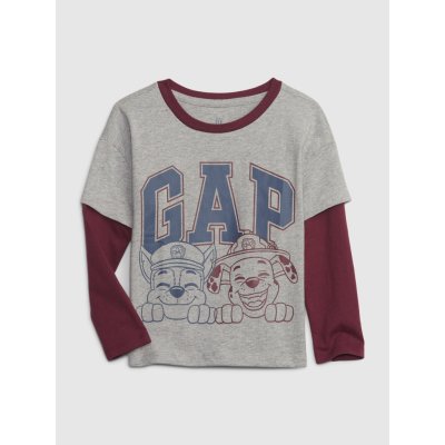 Baby tričko Gap & Tlapková patrola šedá – Zboží Dáma