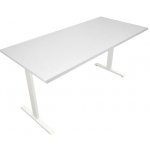 ZLKL Kancelářský stůl 140 x 70 cm bílá podnož / bílá deska P00056-10 – Sleviste.cz
