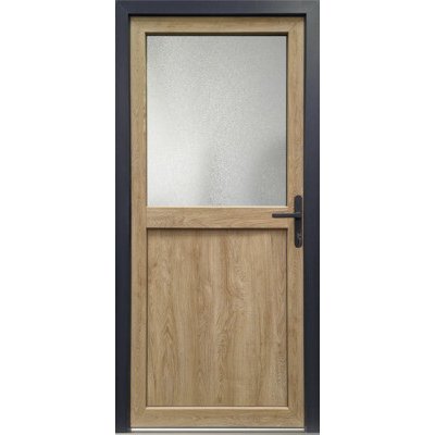 Josefmeeth Vedlejší vchodové dveře RC2 Pro M02 bílá/Turner Oak 98 x 200 cm R – Hledejceny.cz