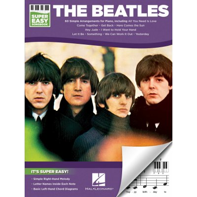 The Beatles Super Easy Songbook jednoduché skladby pro klavír – Zboží Mobilmania