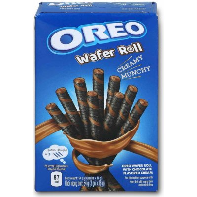 Oreo Wafer Roll Chocolate 54 g – Zboží Dáma