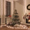 Vánoční osvětlení DKD HOME DECOR Světelný řetěz LED s 2000 LED diodami teplé bílé barvy 17 m PVC
